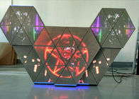 P5 Tam Renkli Müzik LED&amp;#39;li Dj Kabinli Cephe, TV Stüdyoları / Barlar için Geniş Açı Açısı ile