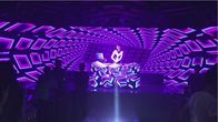 SMD Kapalı Tam Renkli DJ Booth Led Ekran, Gece Kulübü Bar için P5 Led DJ Cephe