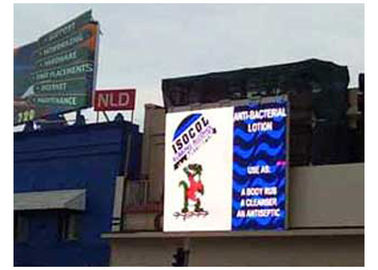 P8 Dış Mekan LED Göstergeler Reklam için 256 * 128mm 8mm Tam Renkli Gerçek Piksel