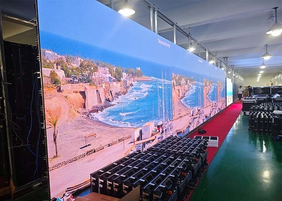 Yüksek çözünürlüklü P1.56 Gob LED Video Duvarı Büyük Festival Etkinlikleri Program Destek