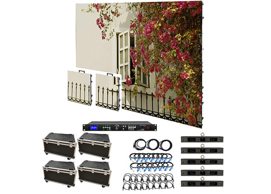 Sahne Kiralama LED Ekranı P1.95 P2.6 P2.97 P3.91 500*500mm Sert Bağlantı Modülü