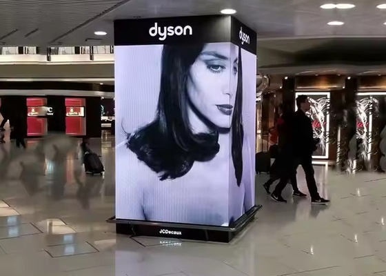 Sağ açılı LED Video Duvarı P1.875 P2.5 İç mekan ön bakımı