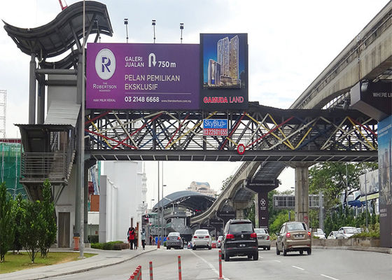 Asenkron Dış Mekan Tam Renkli Led Ekran 3G / WIFI P8 LED Ekran 6000 Nits Suya Dayanıklı