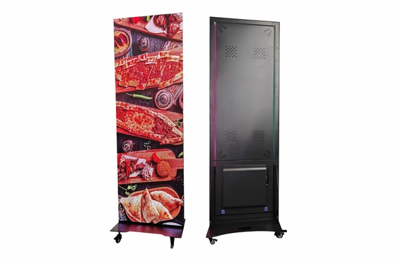 HD P2.5 İç mekan LED Poster ekranı, reklam için P2 stand led ekranı