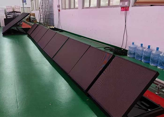 P4 Yüksek parlaklık Dışarı Elektronik Reklam Ekranı Ön Flip Box