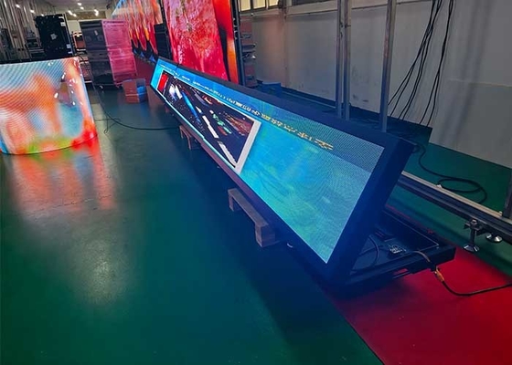 P4 Yüksek parlaklık Dışarı Elektronik Reklam Ekranı Ön Flip Box