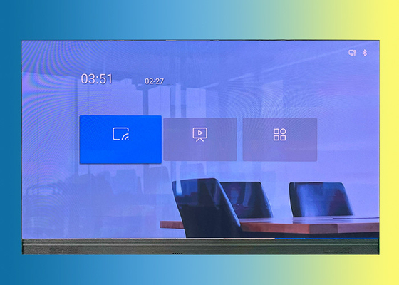 Hepsi bir LED Ekran 115 Inç Akıllı Etkileşimli Ekran GOB Panel Ultra HD