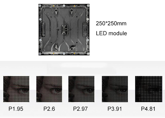 P3.91 1000*500mm İç mekan LED ekran duvar montajı/asılı ön bakım