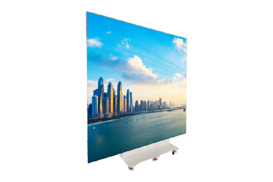 Indoor 2x2m Foldable LED Poster Screen with High Refresh Rate for Commercial Advertising