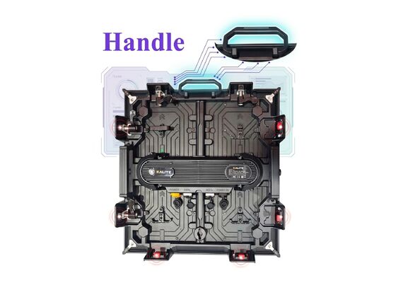 P2.6 Curved Rental LED Screen 500x500mm Curve Lock Cabinet Bendable