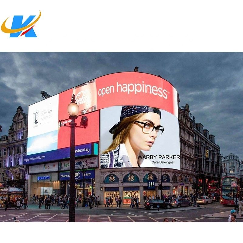 P10 Dış Mekan LED Billboard 6500cd/m² Tam Renkli Ekran