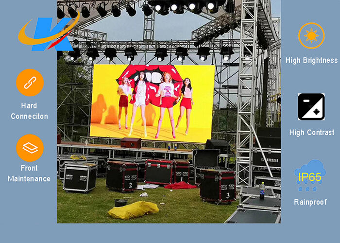 P2.97 Outdoor Rental Digital Display Screen Support Quick Installation